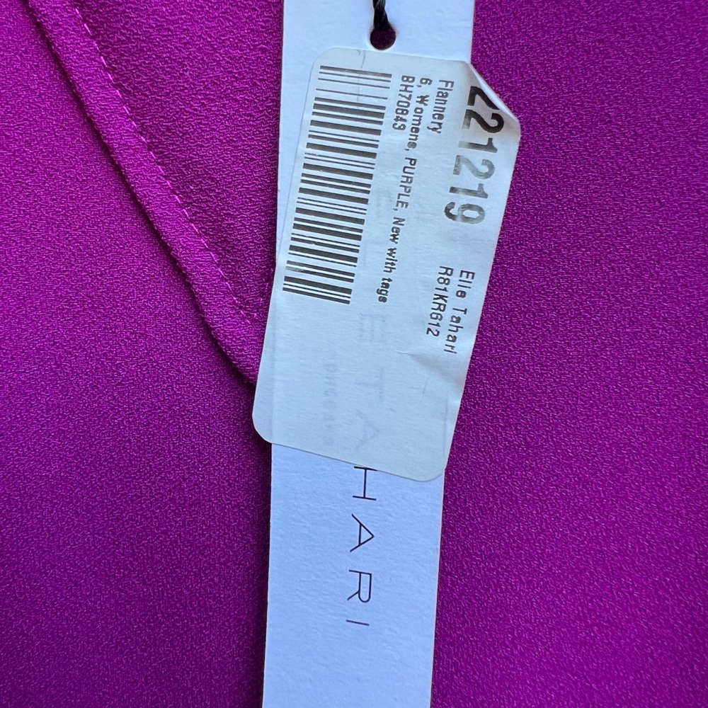 ELIE TAHARI Flannery Raspberry Pink Sleeveless Dress Women’s 6 NWT NEW - Picture 5 of 14